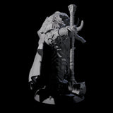 Strong Loxodon Champion Miniature for Dungeons and Dragons, Pathfinder or other TTRPGs