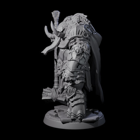 Strong Loxodon Champion Miniature for Dungeons and Dragons, Pathfinder or other TTRPGs