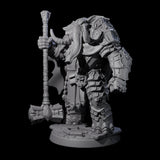 Strong Loxodon Champion Miniature for Dungeons and Dragons, Pathfinder or other TTRPGs