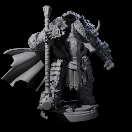 Strong Loxodon Champion Miniature for Dungeons and Dragons, Pathfinder or other TTRPGs
