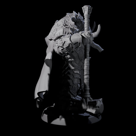 Strong Loxodon Champion Miniature for Dungeons and Dragons, Pathfinder or other TTRPGs