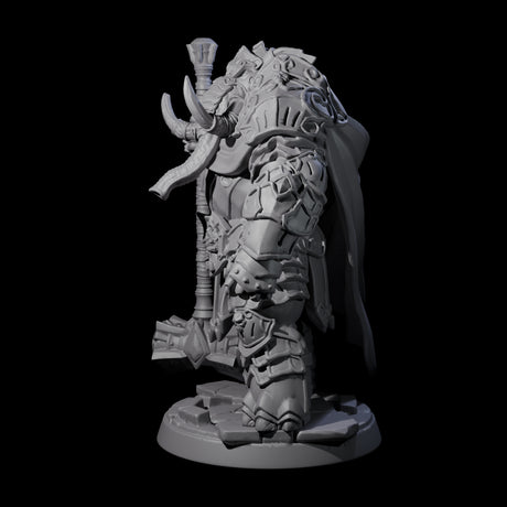 Strong Loxodon Champion Miniature for Dungeons and Dragons, Pathfinder or other TTRPGs