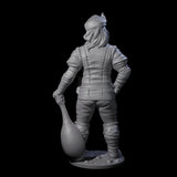 Strumming With Style Human Bard Miniature for Dungeons and Dragons, Pathfinder or other TTRPGs