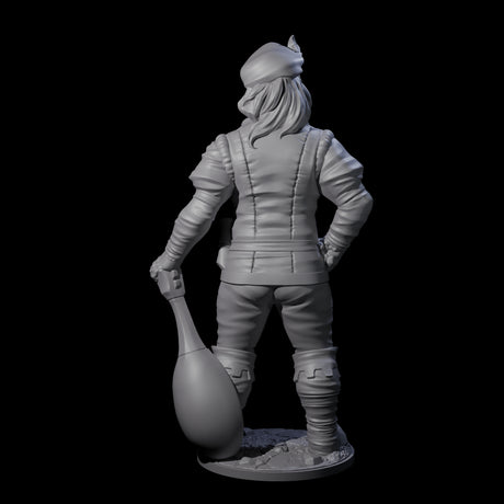 Strumming With Style Human Bard Miniature for Dungeons and Dragons, Pathfinder or other TTRPGs