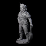Strumming With Style Human Bard Miniature for Dungeons and Dragons, Pathfinder or other TTRPGs