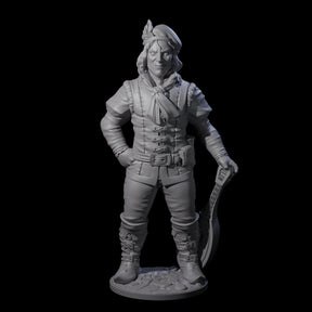 Strumming With Style Human Bard Miniature for Dungeons and Dragons, Pathfinder or other TTRPGs
