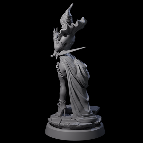 Strutting Circus Rogue Miniature for Dungeons and Dragons, Pathfinder or other TTRPGs