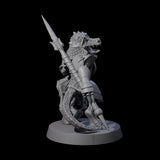 Stupid Armoured Kobold A Miniature for Dungeons and Dragons, Pathfinder or other TTRPGs