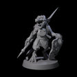 Stupid Armoured Kobold A Miniature for Dungeons and Dragons, Pathfinder or other TTRPGs