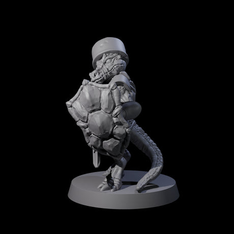 Stupid Armoured Kobold B Miniature for Dungeons and Dragons, Pathfinder or other TTRPGs