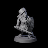 Stupid Armoured Kobold B Miniature for Dungeons and Dragons, Pathfinder or other TTRPGs