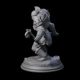 Stupid Berserker Ettin Miniature for Dungeons and Dragons, Pathfinder or other TTRPGs