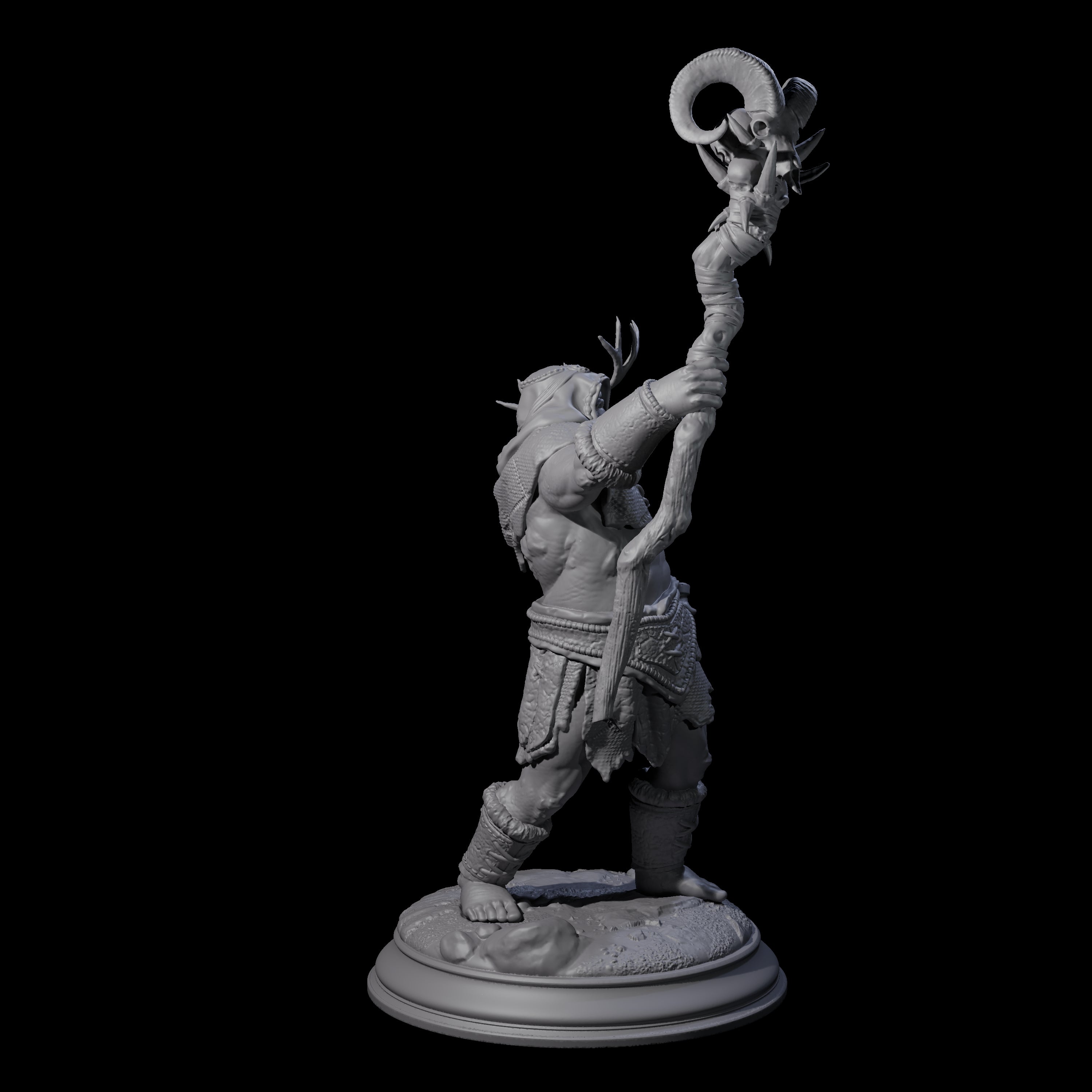 Stupid Magi Ettin Miniature for Dungeons and Dragons, Pathfinder or other TTRPGs