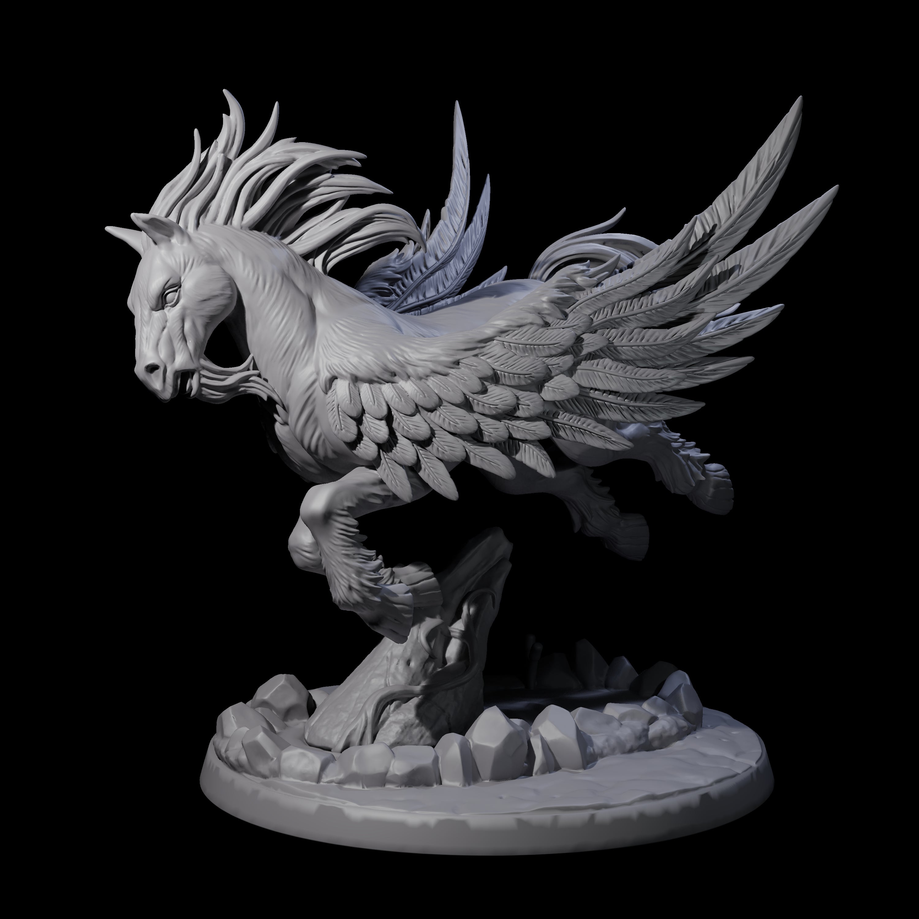 Sublime Pegasus Miniature for Dungeons and Dragons, Pathfinder or other TTRPGs