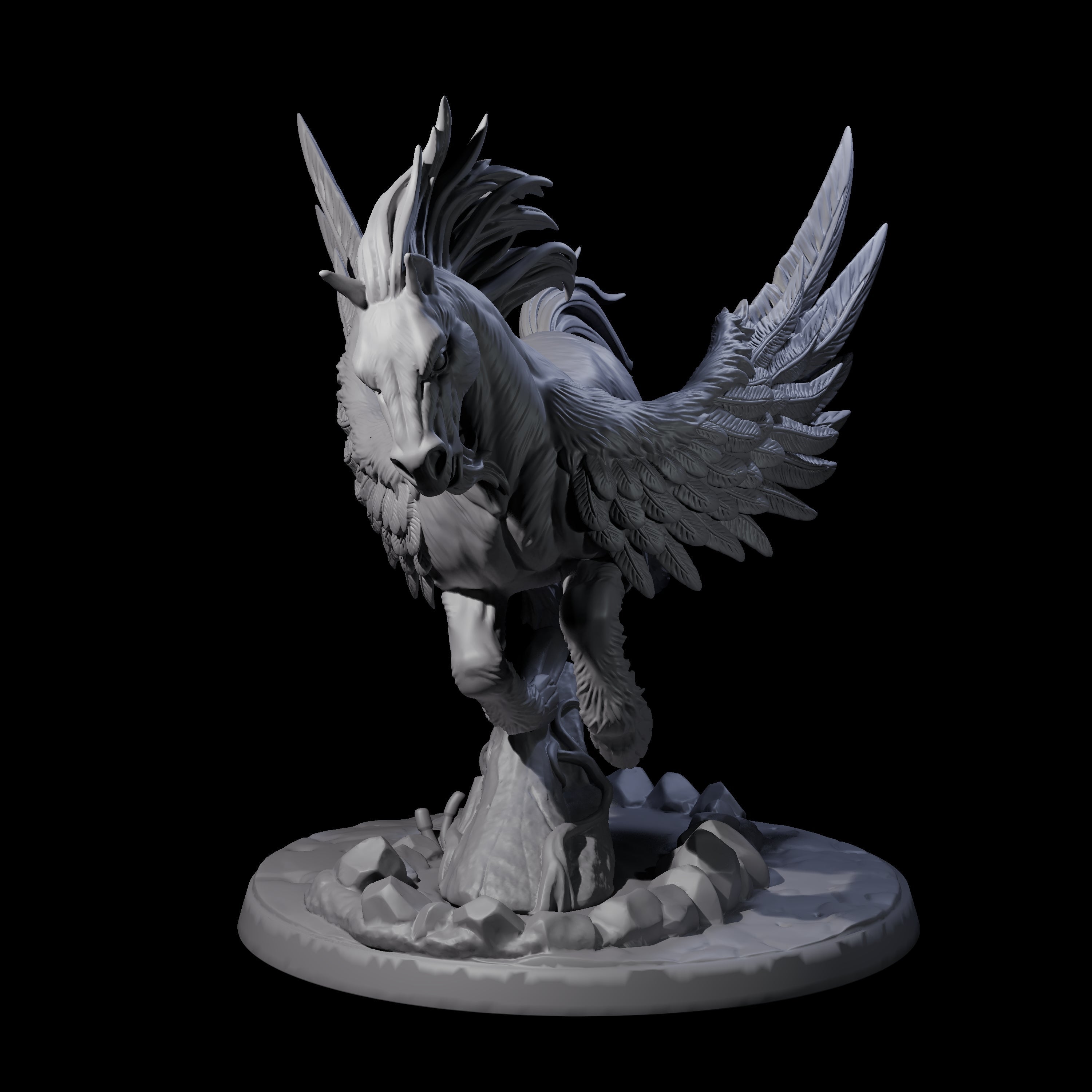 Sublime Pegasus Miniature for Dungeons and Dragons, Pathfinder or other TTRPGs