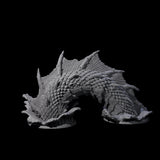 Submerging Sea Monster Body Miniature for Dungeons and Dragons, Pathfinder or other TTRPGs