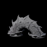 Submerging Sea Monster Body Miniature for Dungeons and Dragons, Pathfinder or other TTRPGs