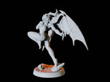 Succubus Pin-up Miniature for Dungeons and Dragons, Pathfinder or other TTRPGs