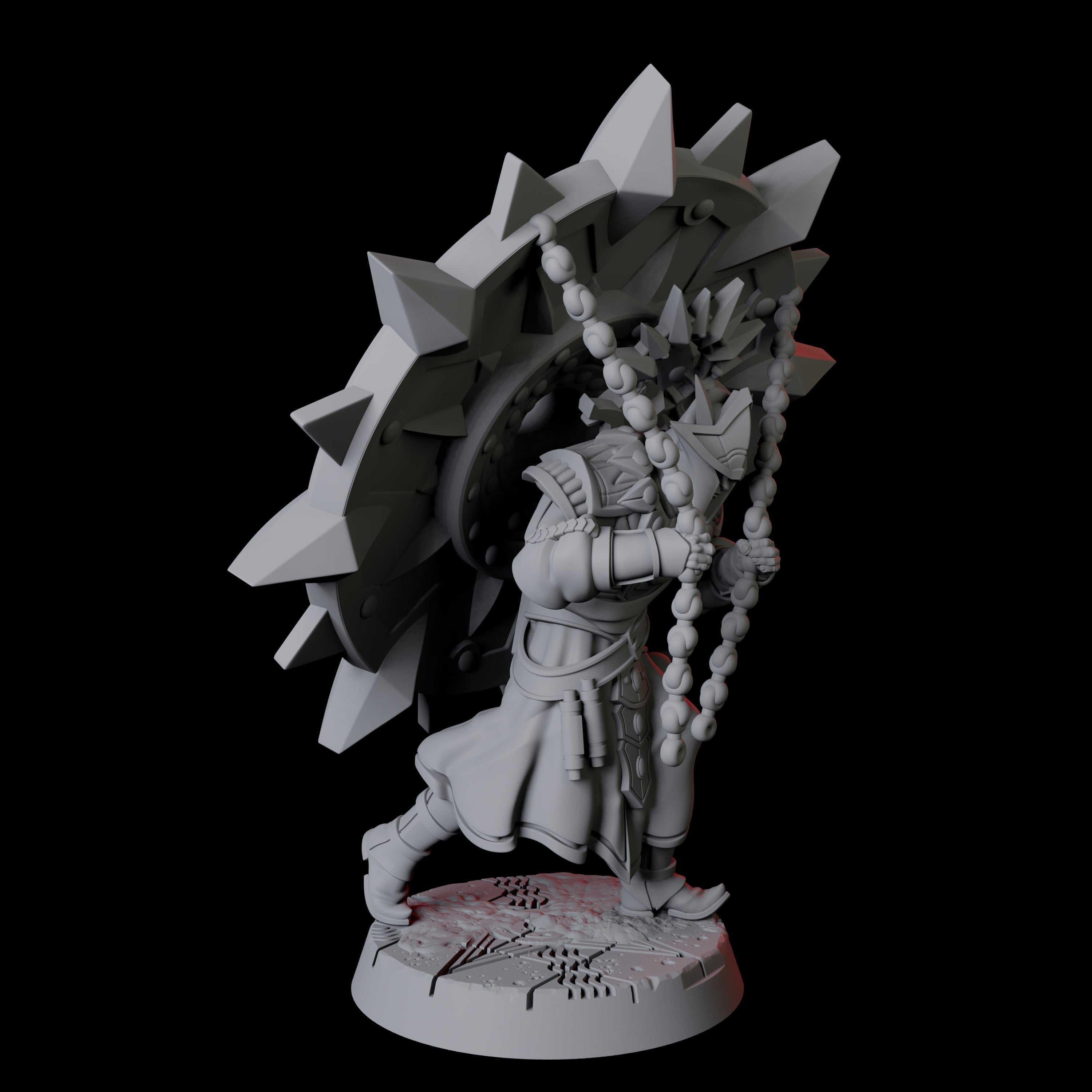 Sun Worshipping Cultist B Miniature for Dungeons and Dragons, Pathfinder or other TTRPGs