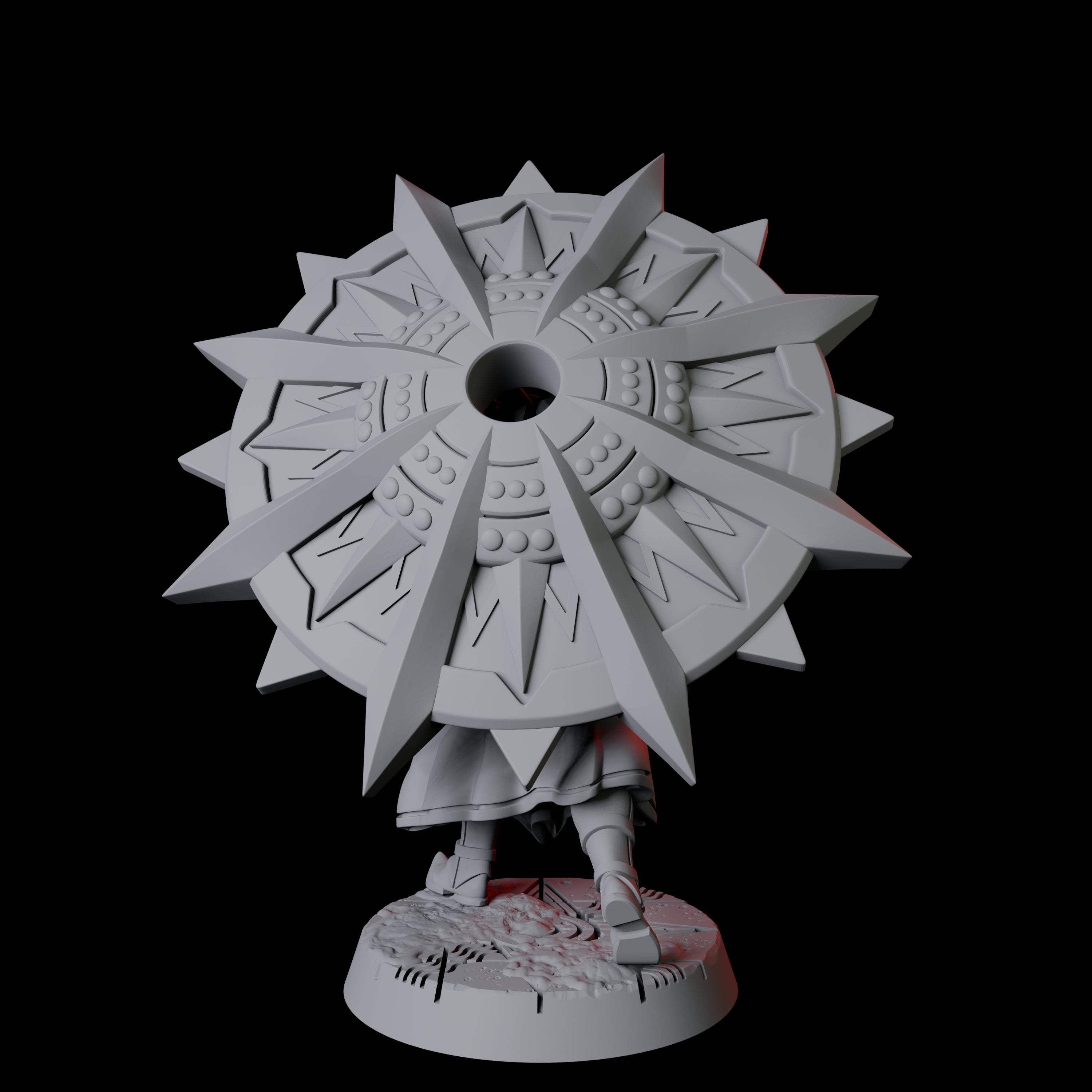 Sun Worshipping Cultist B Miniature for Dungeons and Dragons, Pathfinder or other TTRPGs