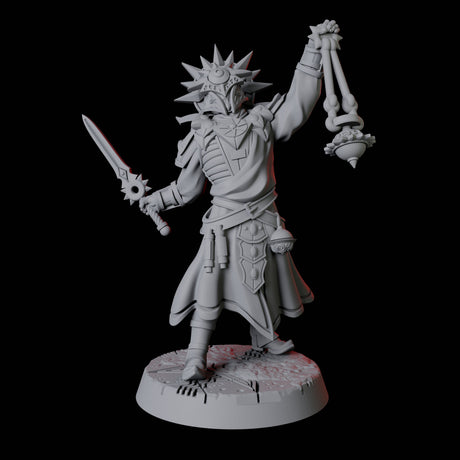 Sun Worshipping Cultist C Miniature for Dungeons and Dragons, Pathfinder or other TTRPGs