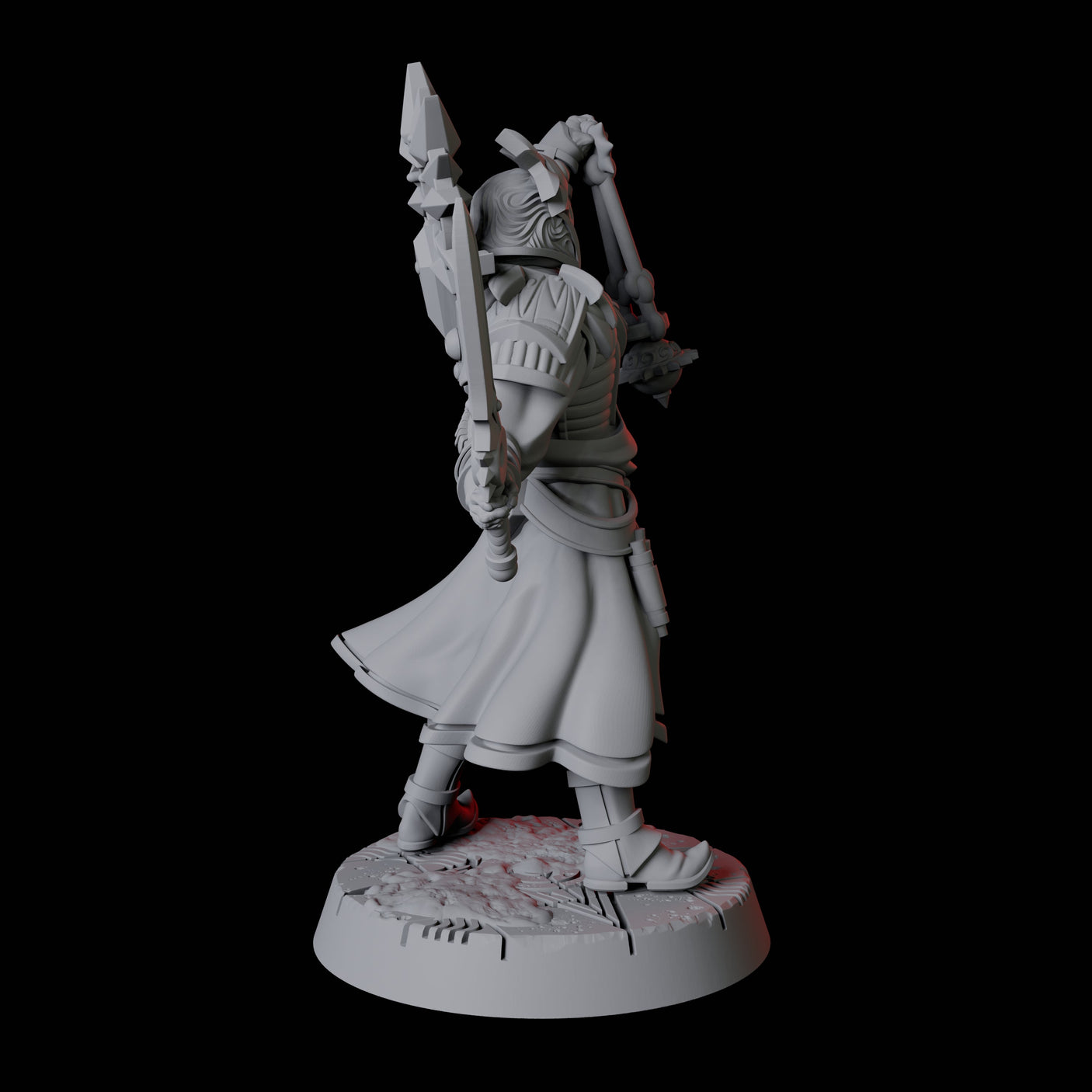 Sun Worshipping Cultist C Miniature for Dungeons and Dragons, Pathfinder or other TTRPGs
