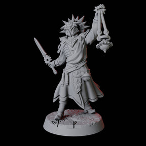 Sun Worshipping Cultist C Miniature for Dungeons and Dragons, Pathfinder or other TTRPGs