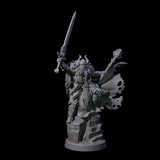Supreme Skeleton Knight Miniature for Dungeons and Dragons, Pathfinder or other TTRPGs