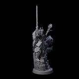 Supreme Skeleton Knight Miniature for Dungeons and Dragons, Pathfinder or other TTRPGs