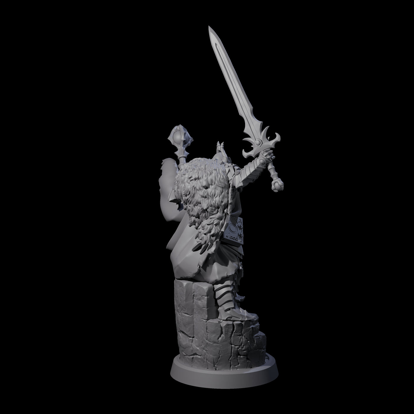 Supreme Skeleton Knight Miniature for Dungeons and Dragons, Pathfinder or other TTRPGs