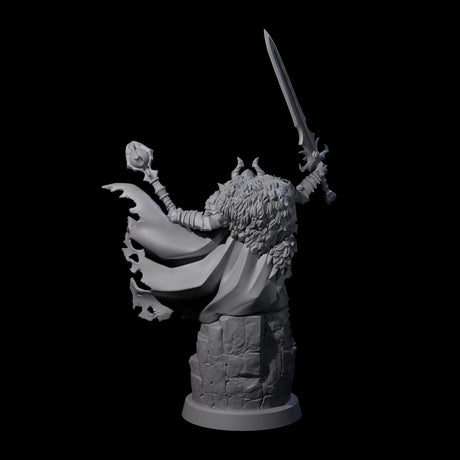 Supreme Skeleton Knight Miniature for Dungeons and Dragons, Pathfinder or other TTRPGs
