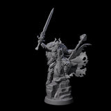 Supreme Skeleton Knight Miniature for Dungeons and Dragons, Pathfinder or other TTRPGs