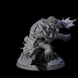 Surfing Dragon Turtle Miniature for Dungeons and Dragons, Pathfinder or other TTRPGs