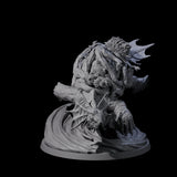Surfing Dragon Turtle Miniature for Dungeons and Dragons, Pathfinder or other TTRPGs