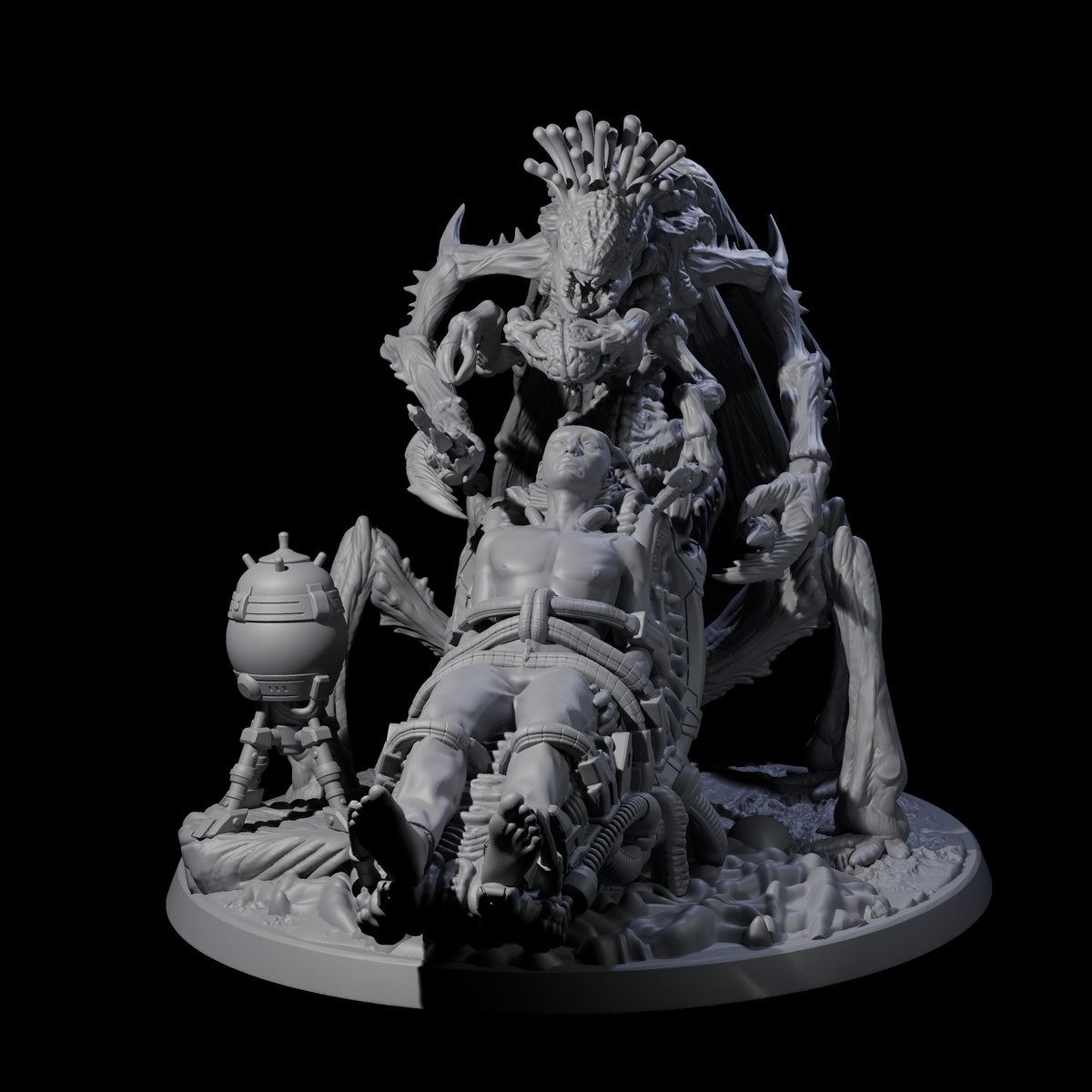 Surgical Mi-Go Aberration Miniature for Dungeons and Dragons, Pathfinder or other TTRPGs