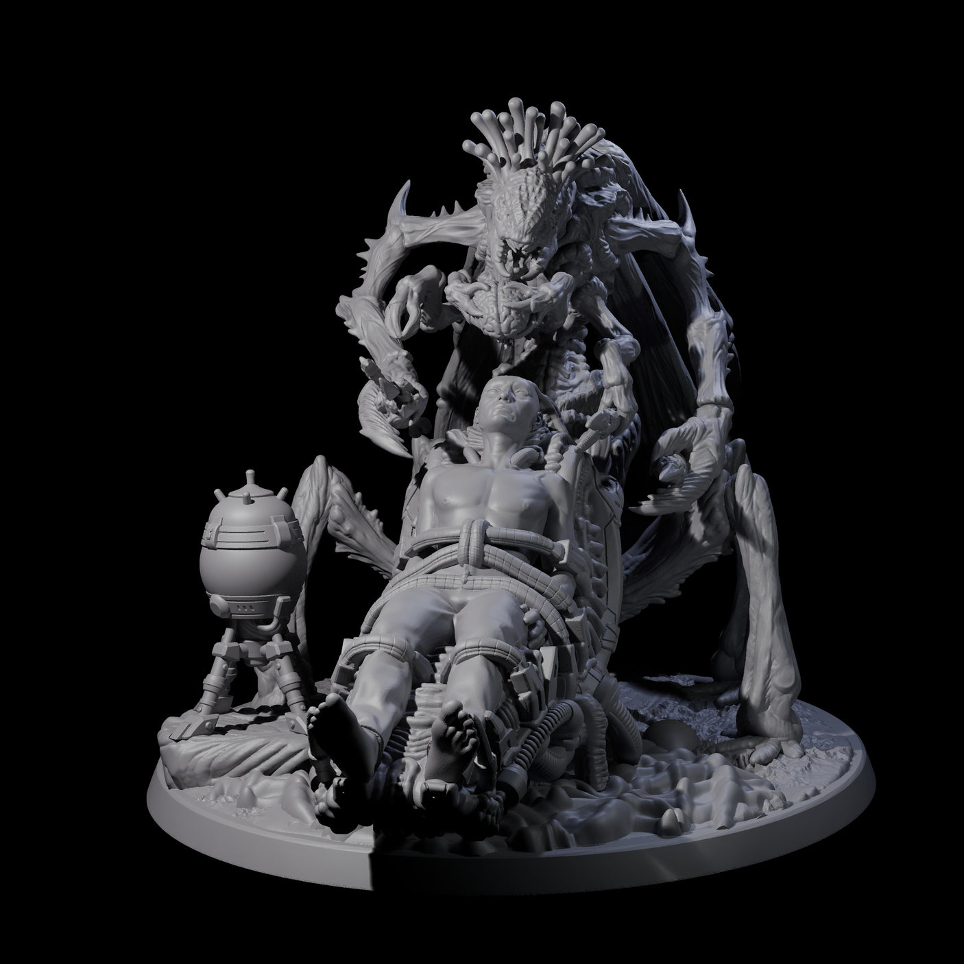 Surgical Mi-Go Aberration Miniature for Dungeons and Dragons, Pathfinder or other TTRPGs