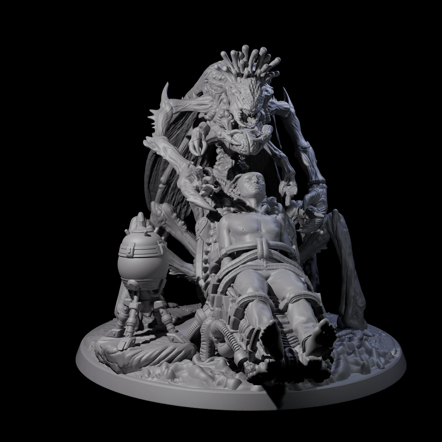 Surgical Mi-Go Aberration Miniature for Dungeons and Dragons, Pathfinder or other TTRPGs