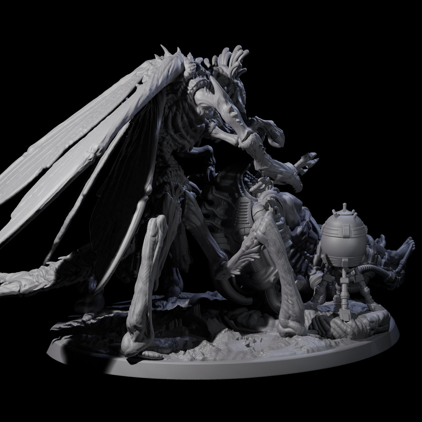 Surgical Mi-Go Aberration Miniature for Dungeons and Dragons, Pathfinder or other TTRPGs