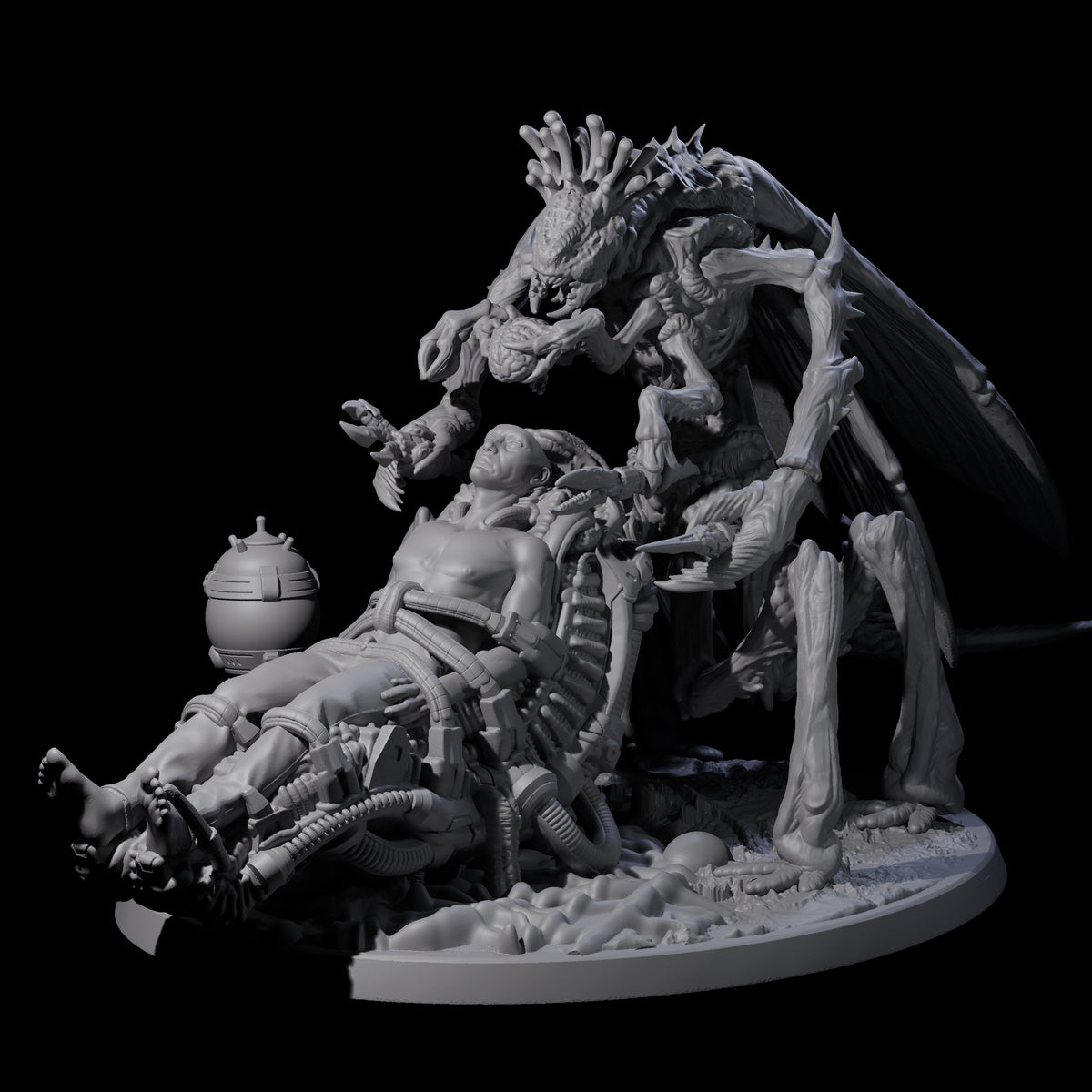 Surgical Mi-Go Aberration Miniature for Dungeons and Dragons, Pathfinder or other TTRPGs