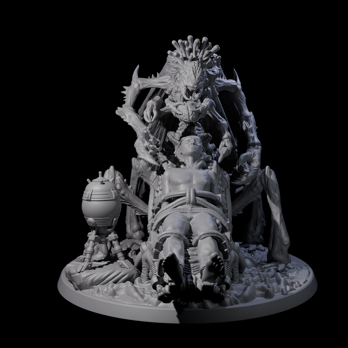 Surgical Mi-Go Aberration Miniature for Dungeons and Dragons, Pathfinder or other TTRPGs