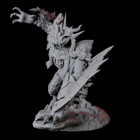 Surging Bastion Archon A Miniature for Dungeons and Dragons, Pathfinder or other TTRPGs