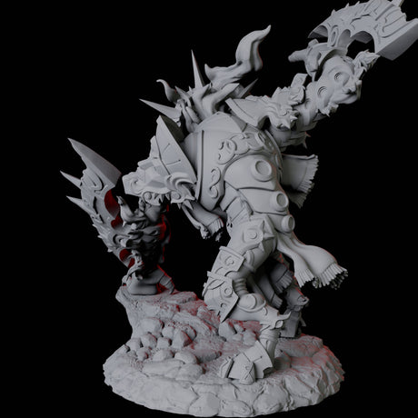 Surging Bastion Archon A Miniature for Dungeons and Dragons, Pathfinder or other TTRPGs