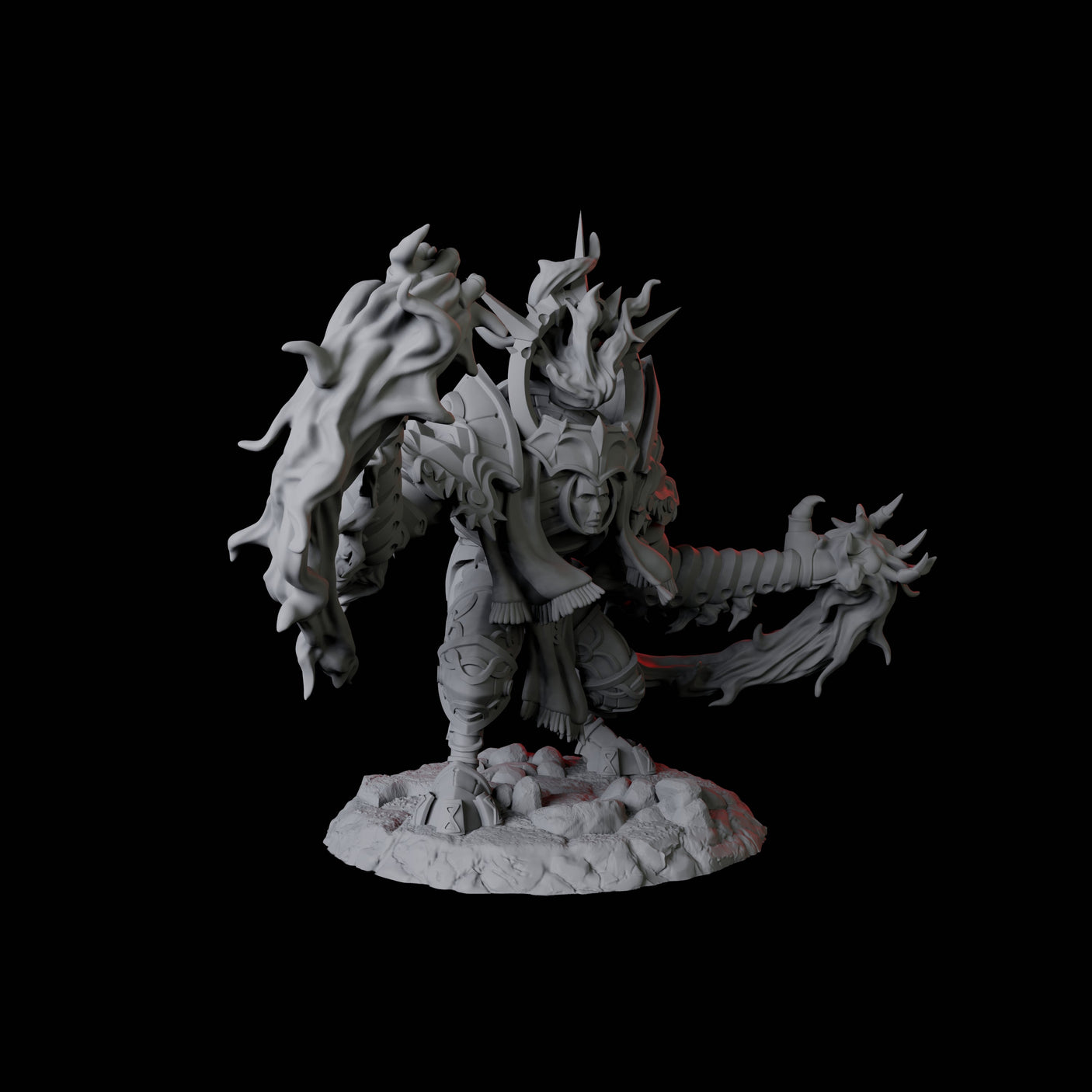 Surging Bastion Archon B Miniature for Dungeons and Dragons, Pathfinder or other TTRPGs