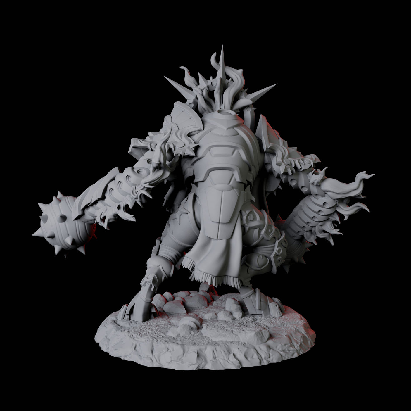 Surging Bastion Archon C Miniature for Dungeons and Dragons, Pathfinder or other TTRPGs