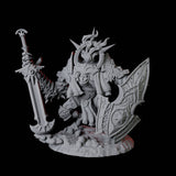 Surging Bastion Archon D Miniature for Dungeons and Dragons, Pathfinder or other TTRPGs