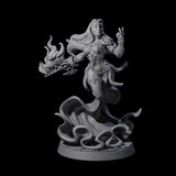 Surging Cleric of the Light Miniature for Dungeons and Dragons, Pathfinder or other TTRPGs