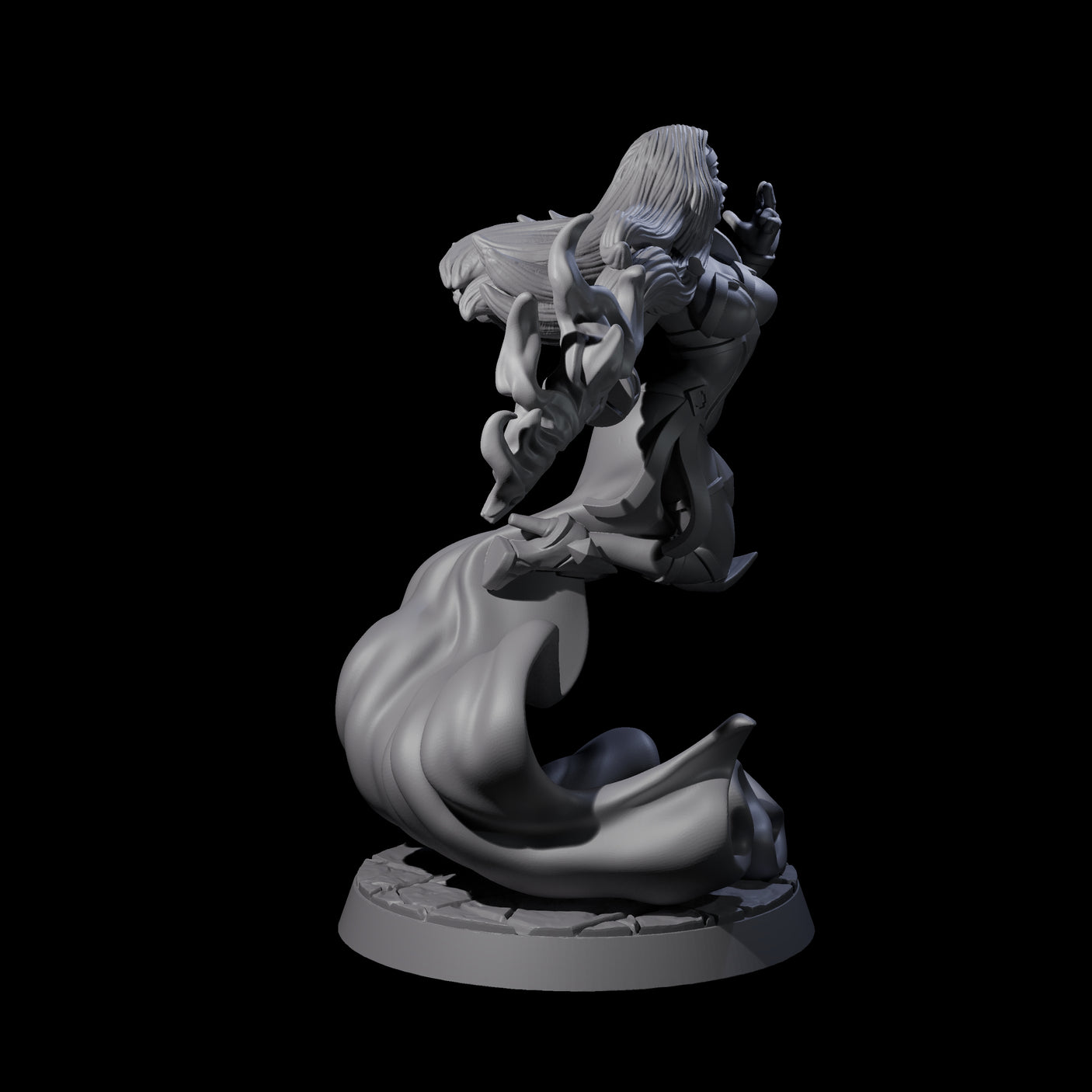Surging Cleric of the Light Miniature for Dungeons and Dragons, Pathfinder or other TTRPGs