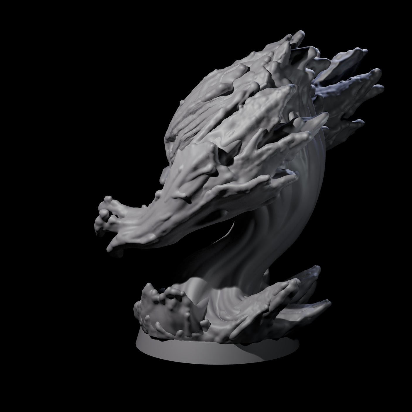 Surging Water Mephit Miniature for Dungeons and Dragons, Pathfinder or other TTRPGs