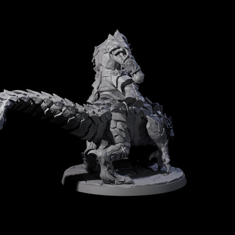 Surprise Dwarf Drake Rider A Miniature for Dungeons and Dragons, Pathfinder or other TTRPGs