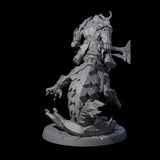 Surprise Dwarf Drake Rider C Miniature for Dungeons and Dragons, Pathfinder or other TTRPGs